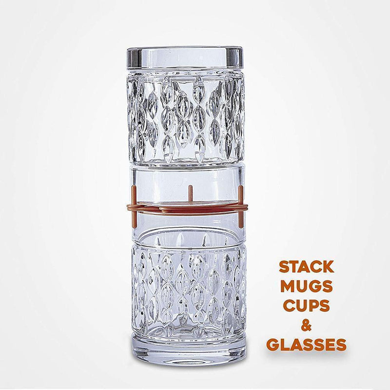 Adjustable Drinkware Stacker&Organizer