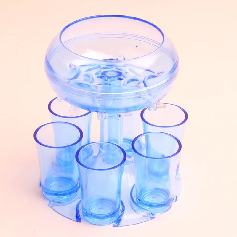 6 Shot Glass Dispenser og holder