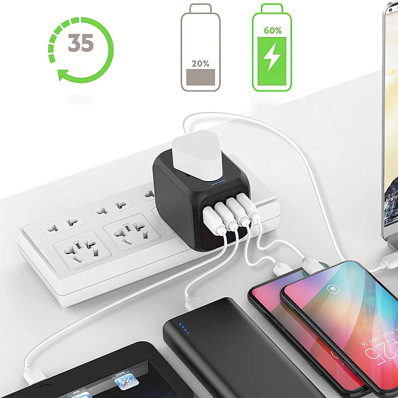 Universal Smart Travel Adapter Spenningsomformer