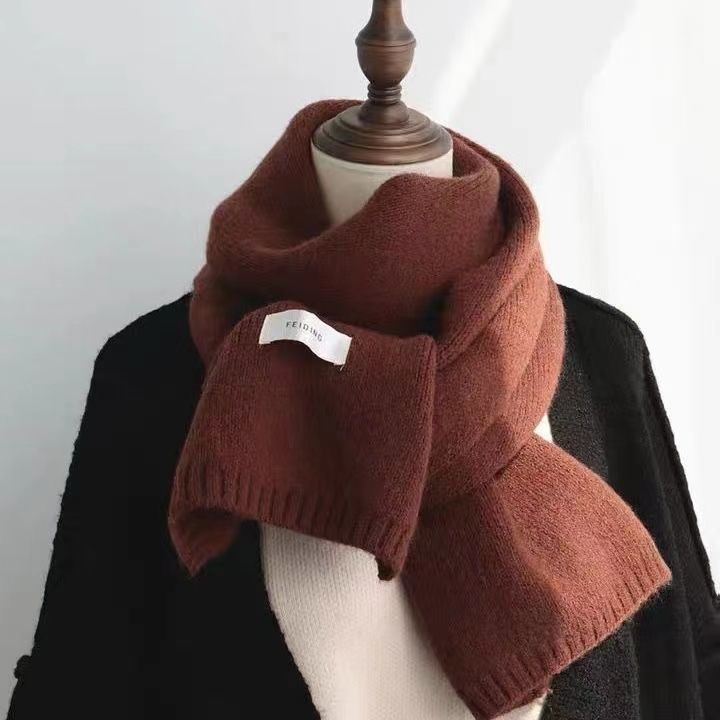 Warm all-match knitted scarf