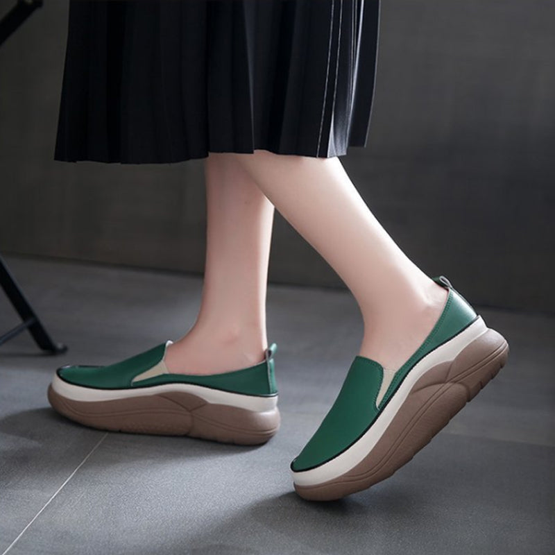 Plattform Colorblock Loafers