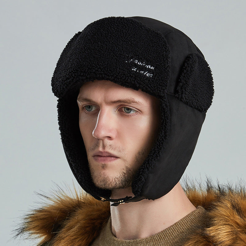 Winter Trapper Hat for Men Cap with Ear Flaps