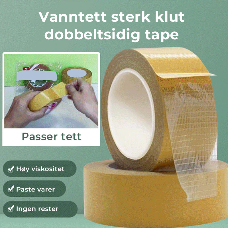 Dobbeltsidig stofftape