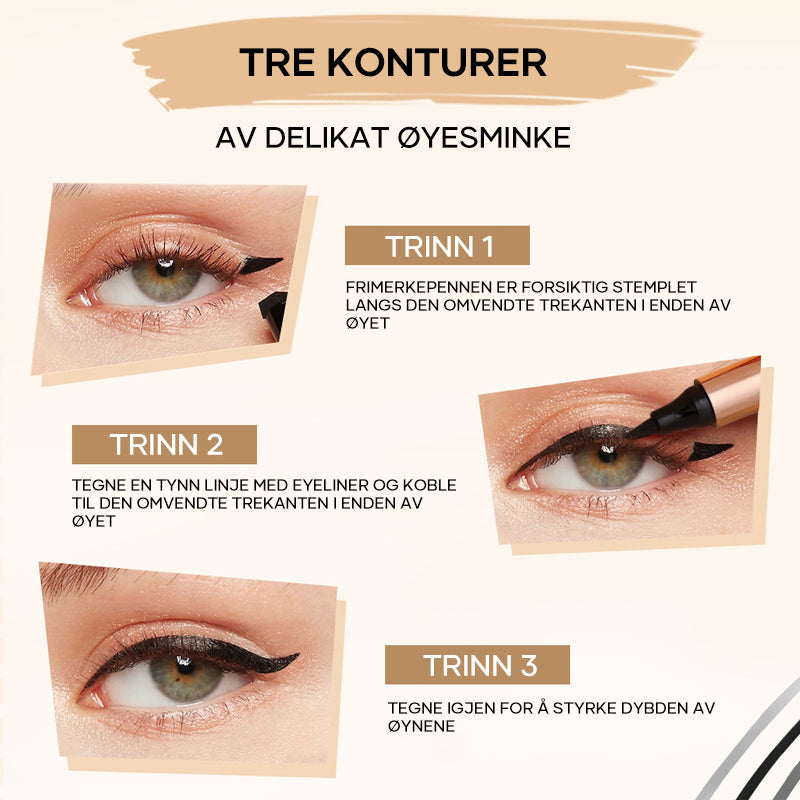 Forlokkende Cat Eye Stamp Eyeliner