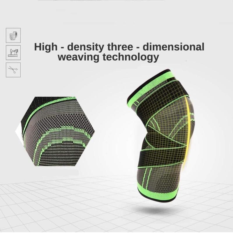 3D Design Knee Brace With Adjustable Strap (1 PC)