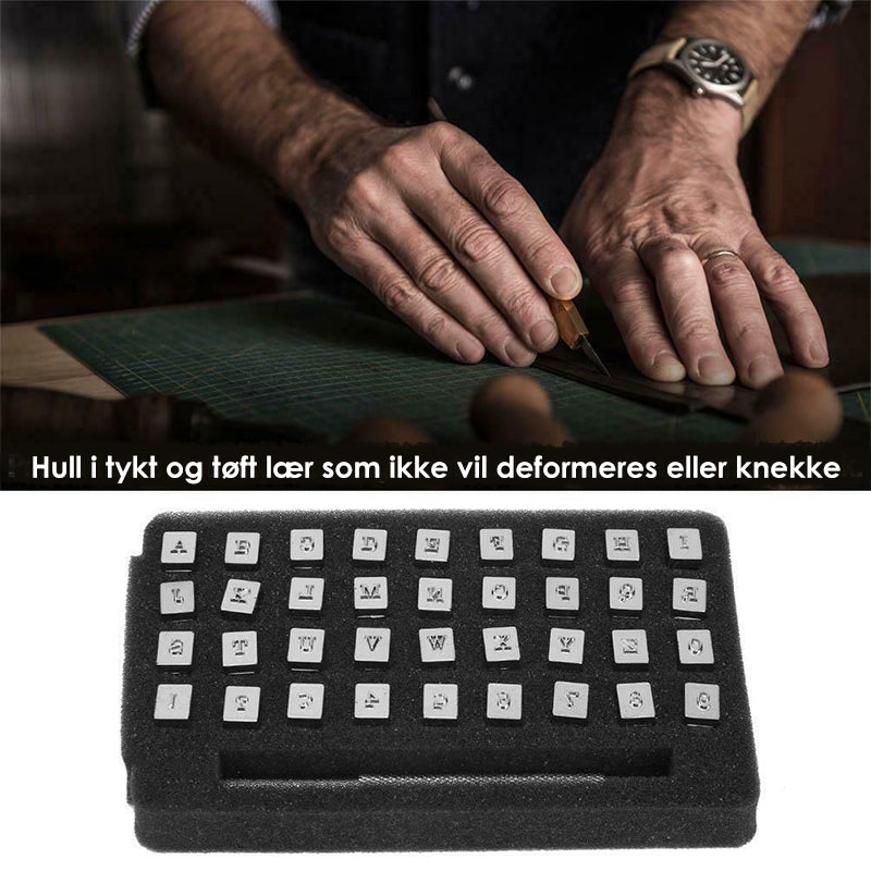 DIY stempling lærverktøysett