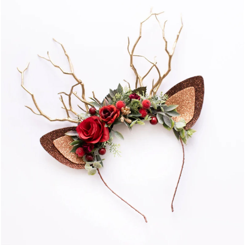 Reindeer Headband-Christmas Reindeer Antler