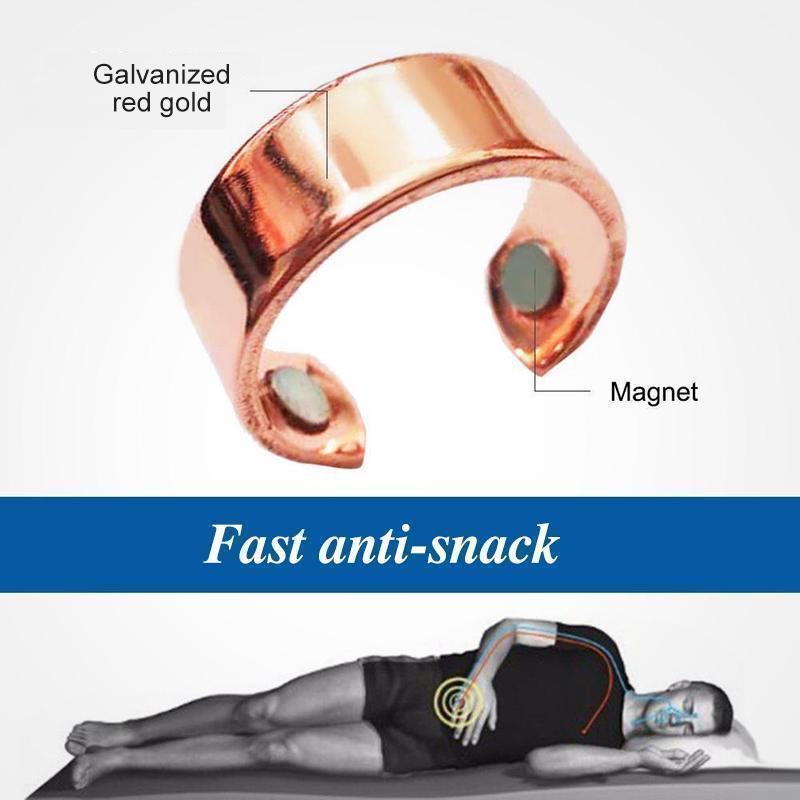 Anti-snoring magnet ring