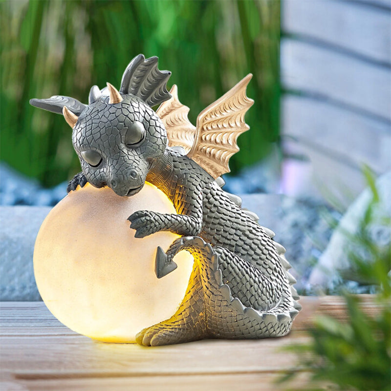 MystiCalls Garden Dragon Meditated  Statue Collecting