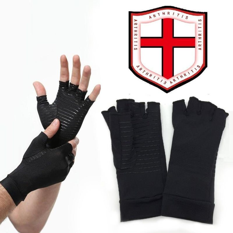 Copper Arthritis Compression Gloves Updated Version, 1 Pair