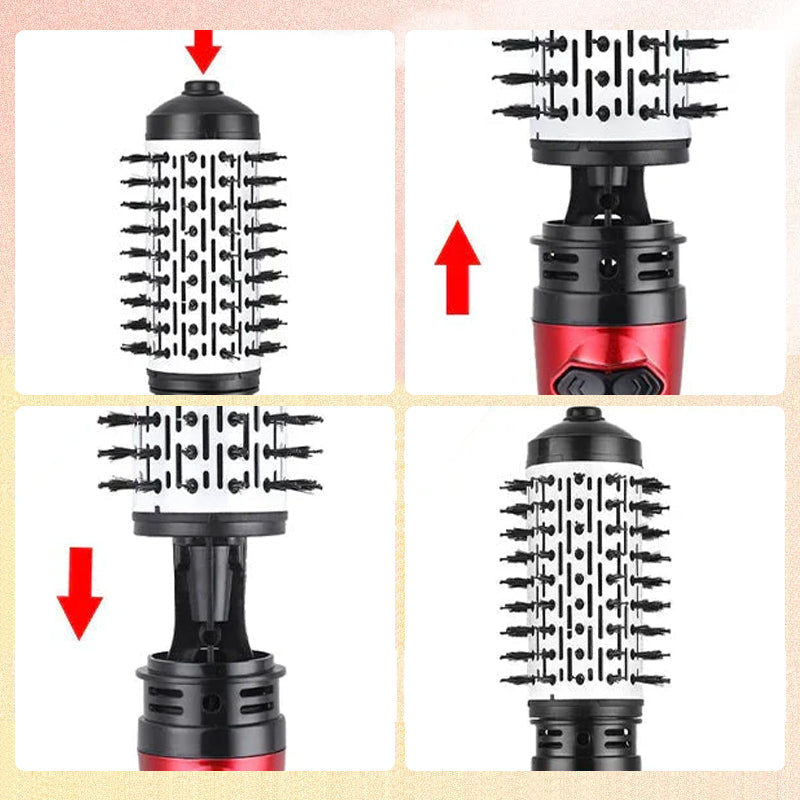 2-i-1 Hot Air Styler og roterende hårføner