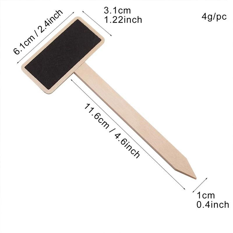 20 stykker mini-tavle plantemarkører