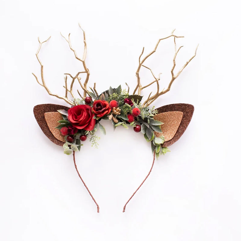 Reindeer Headband-Christmas Reindeer Antler