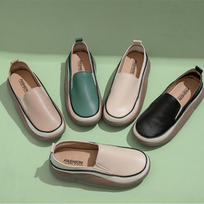 Plattform Colorblock Loafers