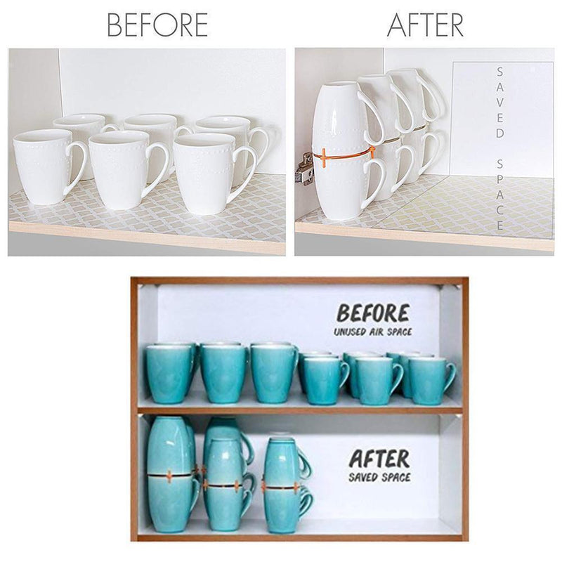 Adjustable Drinkware Stacker&Organizer