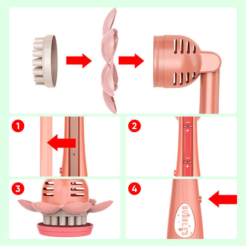 Solsikkeform 23-hulls boblemaskin