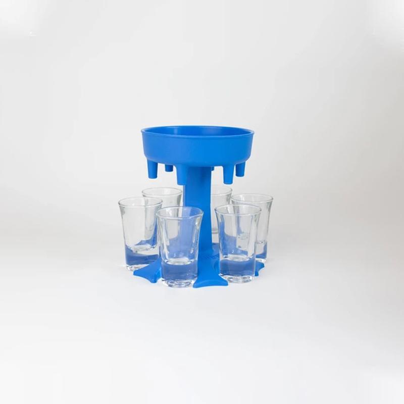 6 Shot Glass Dispenser og Holder