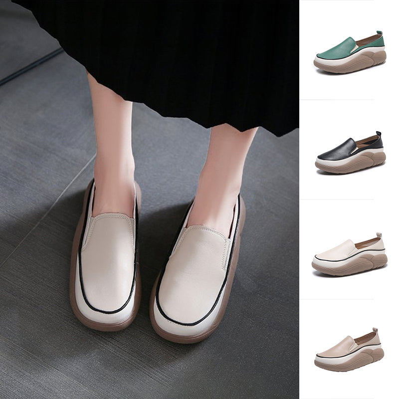 Plattform Colorblock Loafers