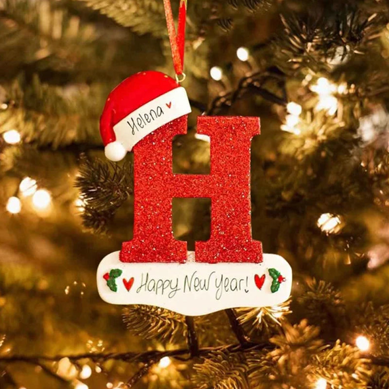 DIY Letters Christmas Hanging Ornaments