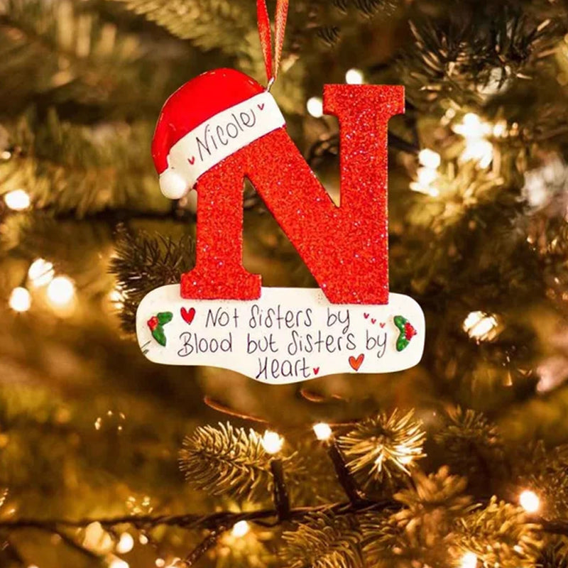 DIY Letters Christmas Hanging Ornaments