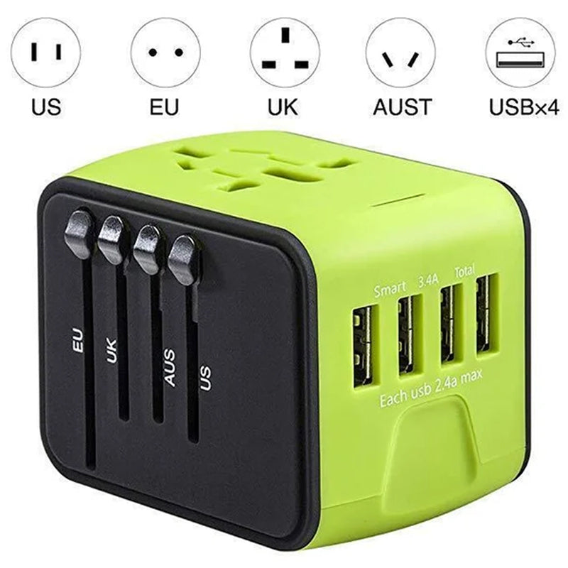 Universal Smart Travel Adapter Spenningsomformer