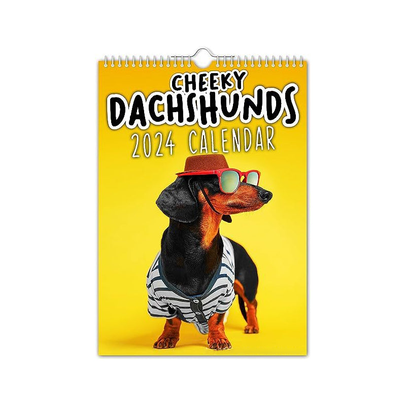 Cheeky Dachshunds - Veggkalender 2024