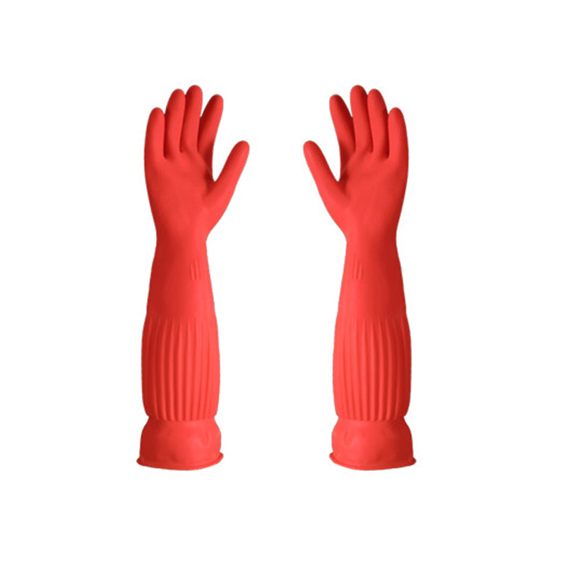 Thickened and Lengthened Latex Dishwashing Gloves