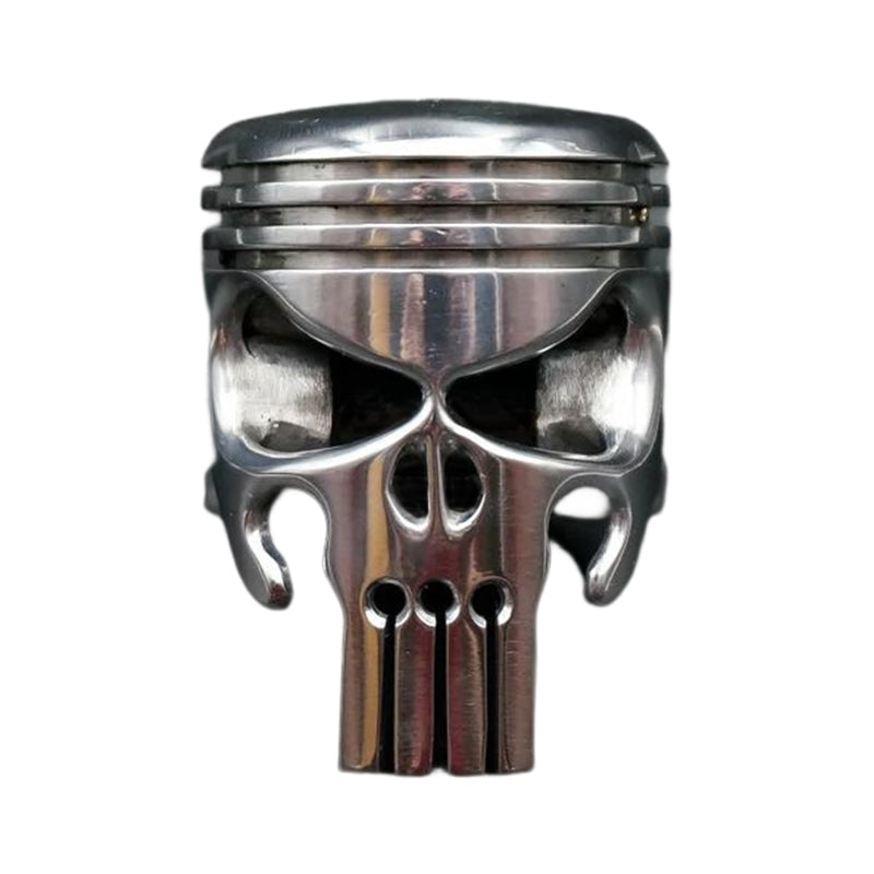 Piston Art Skull nøkkelring