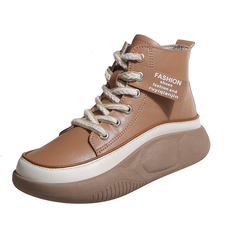 Women's High Top Thick Sole Martin Boots