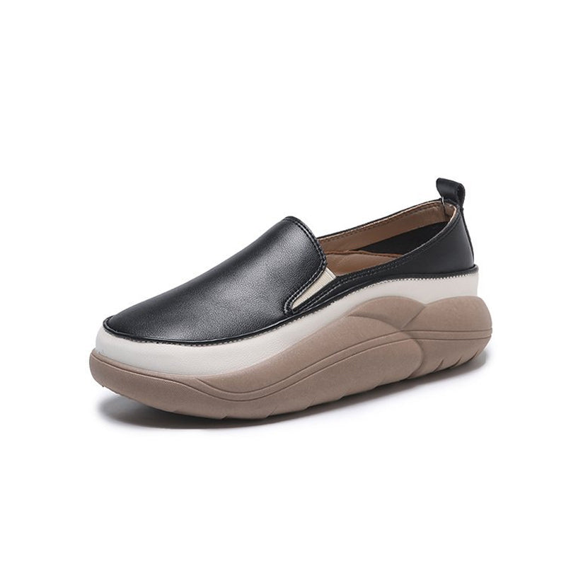 Plattform Colorblock Loafers