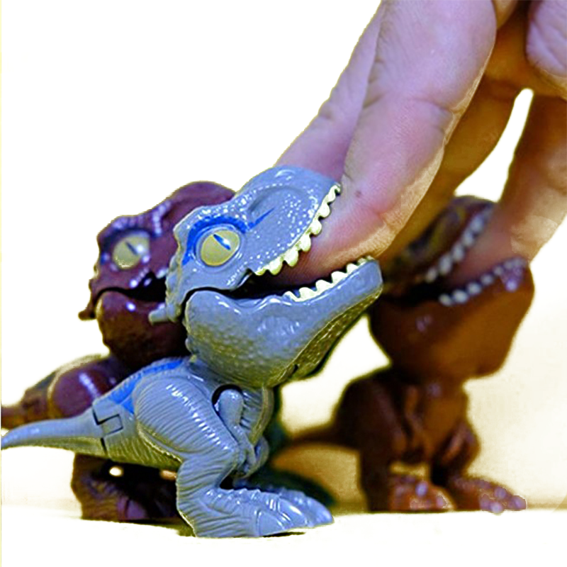 Fingerbitende dinosaur action-figur